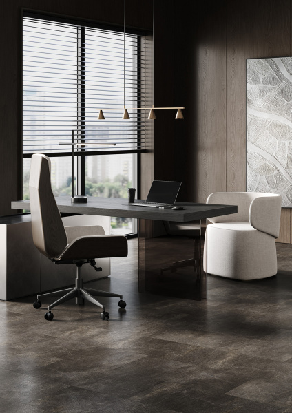 Кварцвиниловая плитка Fargo Камень клеевой (Stone LVT) 48107-02 Мрамор Медный